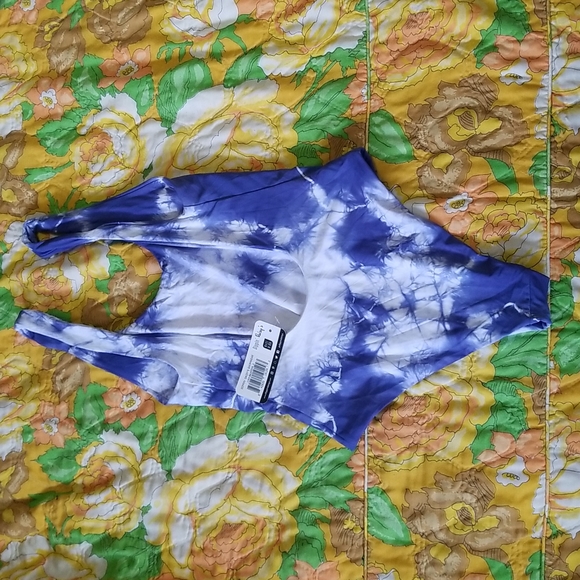 Dolls Kill Swim Dippin Daisys Serene Tie Dye Onepiece Purple High